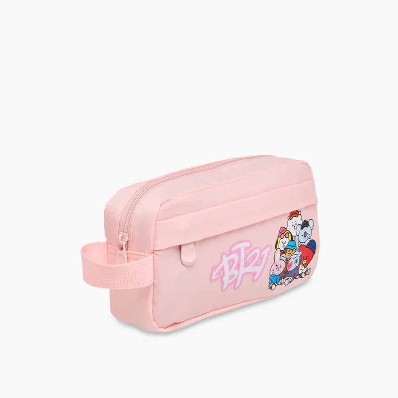 بي تي21 Bt21-Pencil Case- (Twill) Pink \ 50X38X24
